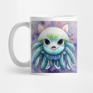 Funny cute sea critter - jellyfish monster Mug